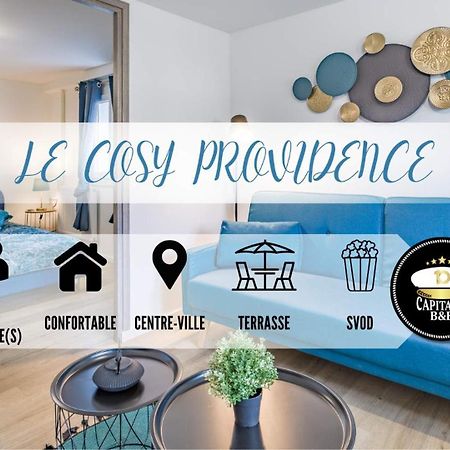 Le Cosy - Providence - Parking - Terrasse Leilighet Troyes Eksteriør bilde